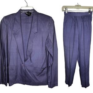 Vintage Carry‎ Back Ltd Silk Pantsuit
